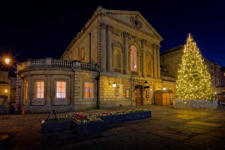 Pump Room in Bath on Boxing Day