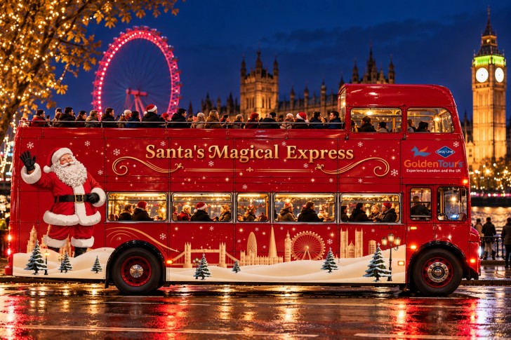 Santa’s Magical London Christmas Bus