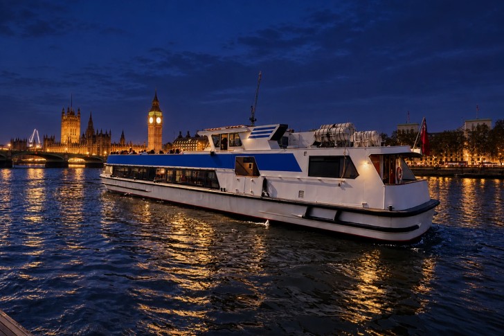 Thames Ferry Beneath Big Ben