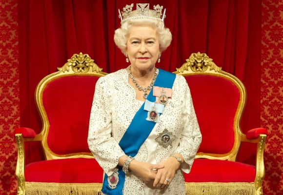Queen Elizabeth II figure at Madame Tussauds
