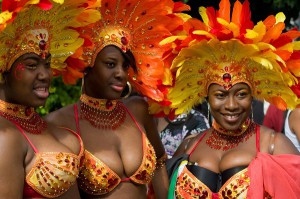 Notting Hill Carnival dancers