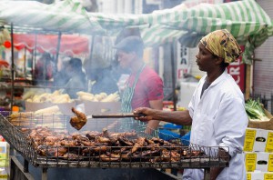 Notting Hill Carnival food