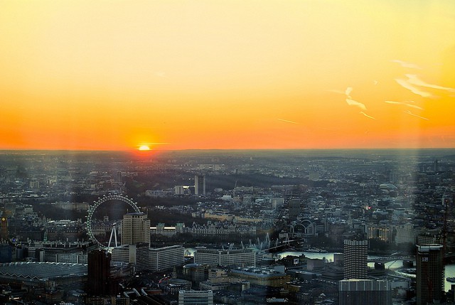 Sunset from The Shard