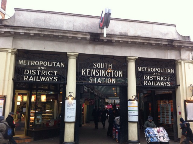 South Kensington underground station