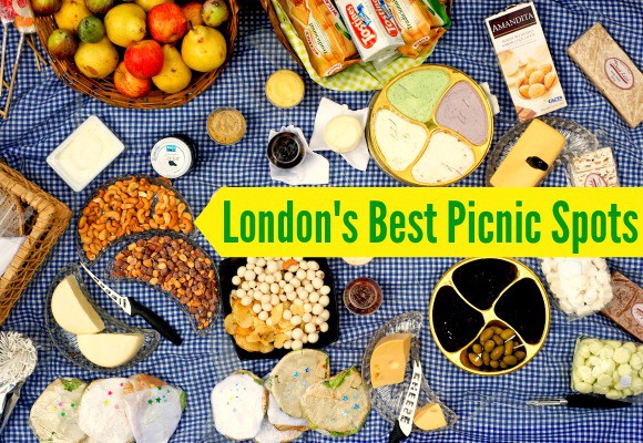 A photo of a picnic spread with the text 'London's Best Picnic'.