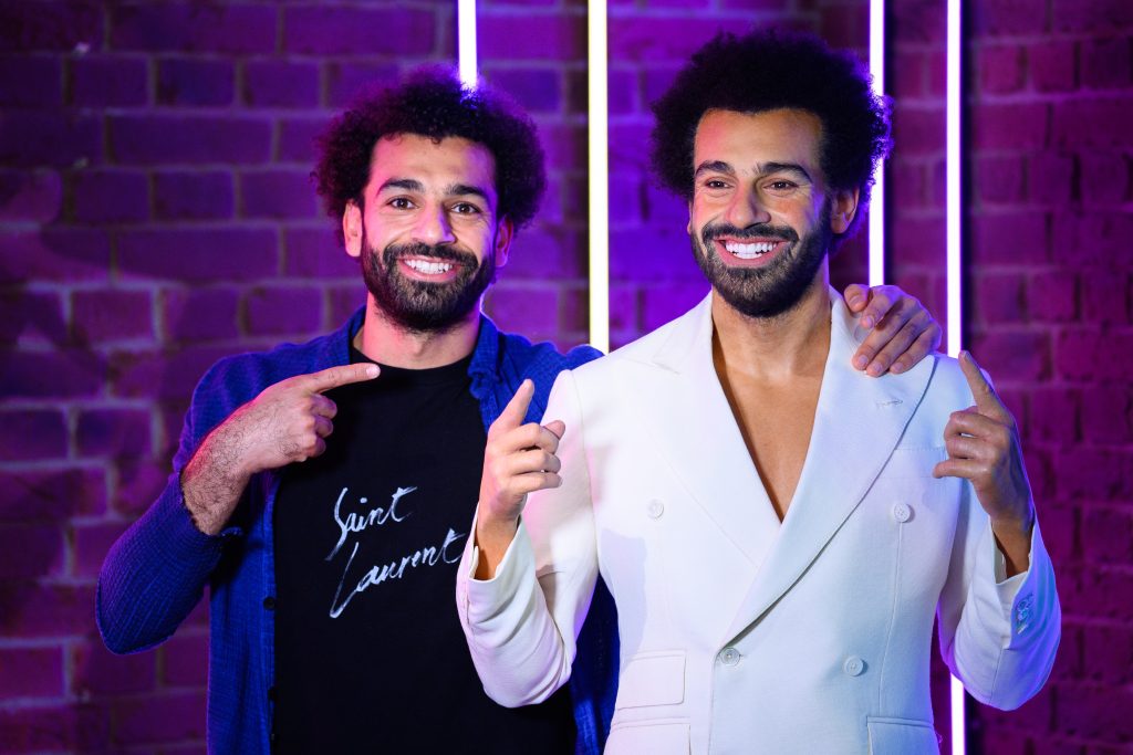 Mo Salah unveils Madame Tussauds London figure