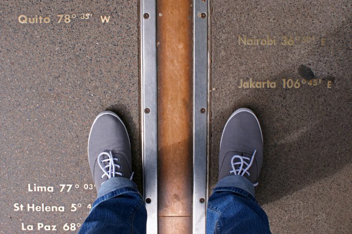 Straddle the Greenwich Meridian