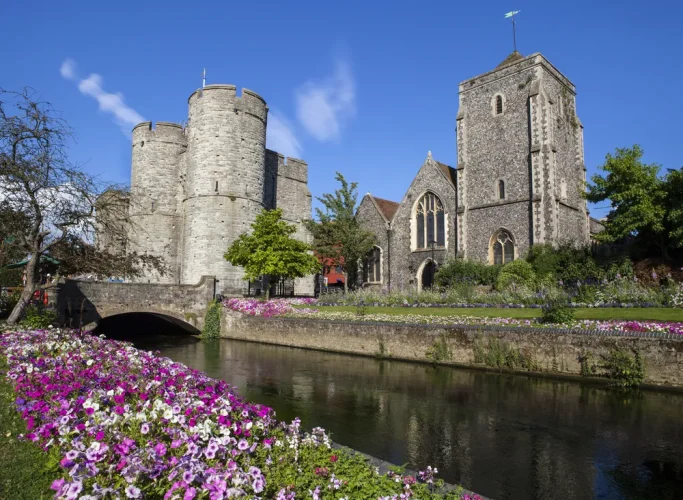 A photo of Westgate Towers in Canterbury.