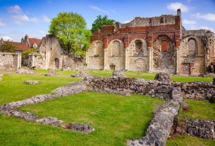 A photo of buildings in Canterbury.