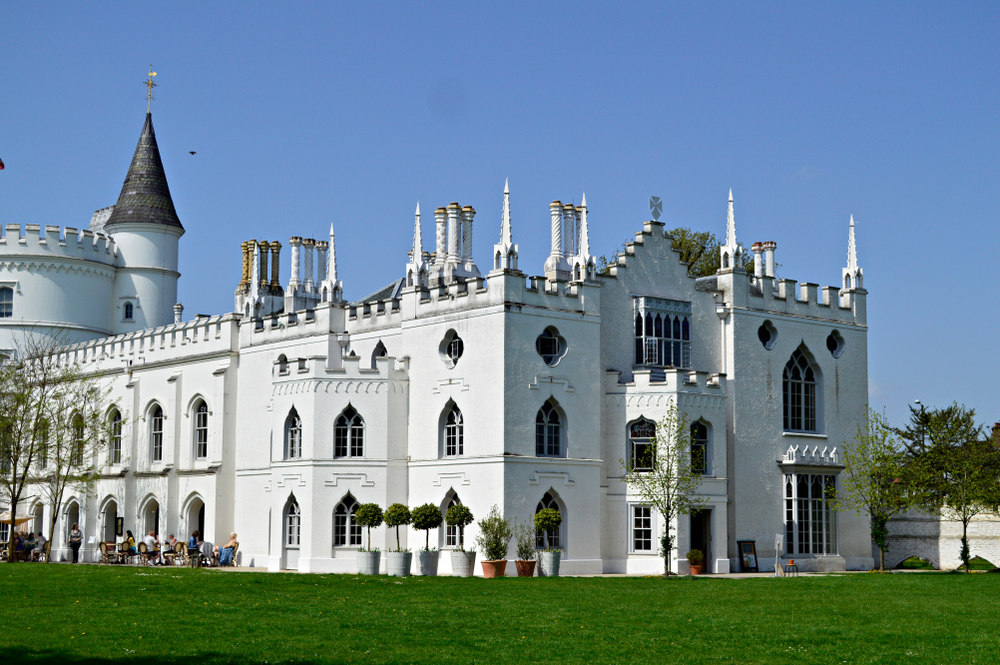 A image of Strawberry Hill House in Twickenham.