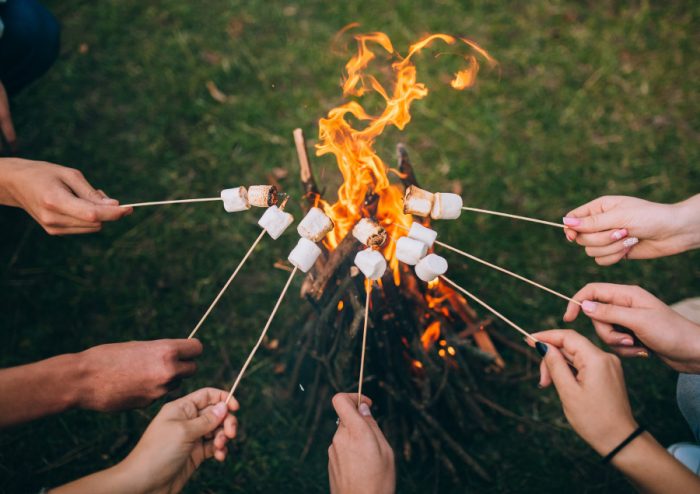 Roasting marshmallows