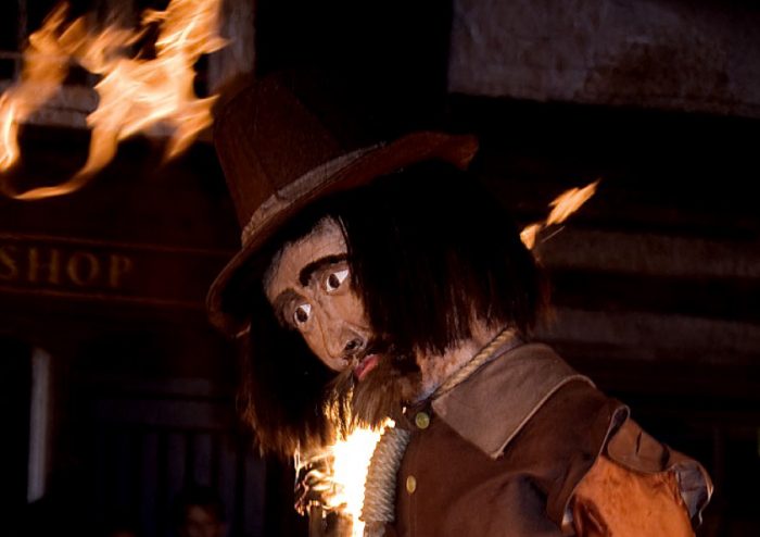 Guy Fawkes effigy