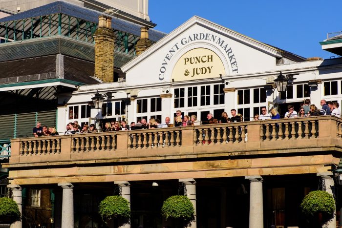 Punch and Judy at Covent Garden, Shutterstock