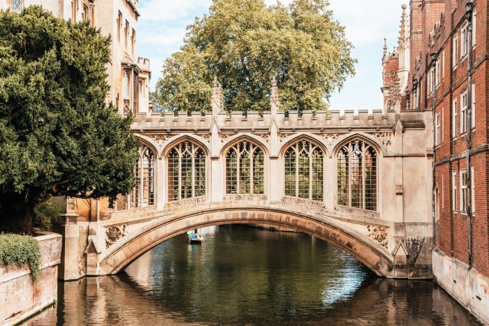 bridge of sighs in Cambridge