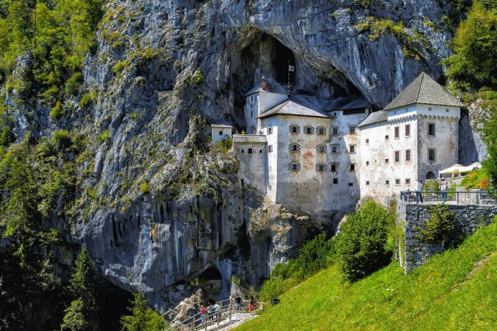 Predjama Castle in Inner Carniola, Slovenia 