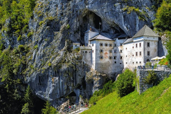 Predjama Castle in Inner Carniola, Slovenia