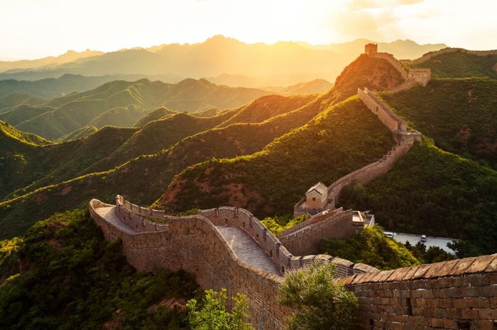 The Great Wall of China in Beijing 