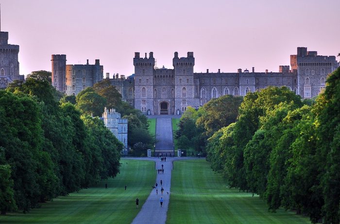 'The Long Walk' approaching Windsor Castle, Windsor