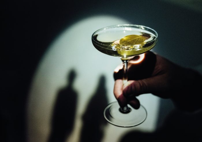 Signature Caper Dirty Martini
