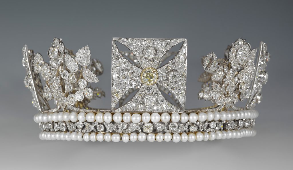Rundell, Bridge & Rundell, Diamond Diadem, 1820-1 - Royal Collection Trust, © Her Majesty Queen Elizabeth II 2022