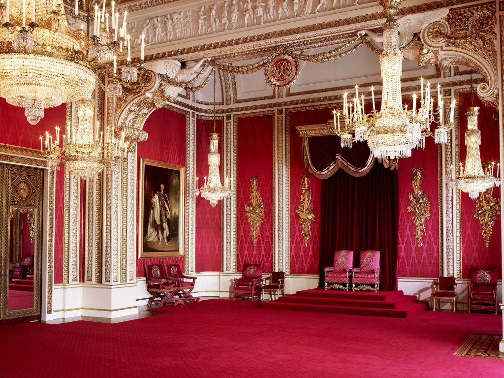 Throne Room, Buckingham Palace - Royal Collection Trust, © Her Majesty Queen Elizabeth II 2022