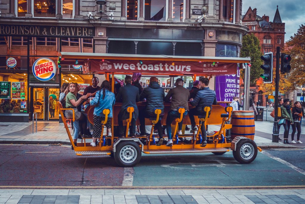 Wee Toast Tours Beer and Prosecco bikes