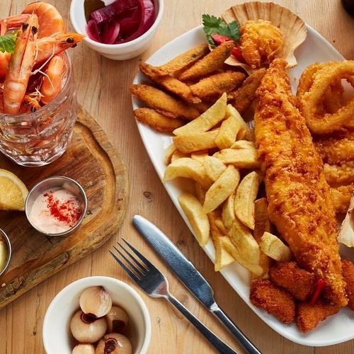 A photo of Fish and Chips.